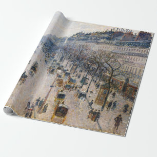 Pissarro - Boulevard Montmartre, Winterochtend Cadeaupapier