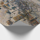 Pissarro - Boulevard Montmartre, Winterochtend Cadeaupapier (Hoek)