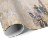 Pissarro - Boulevard Montmartre, Winterochtend Cadeaupapier (Rol Hoek)