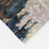 Pissarro - Boulevard Montmartre, Winterochtend Fleece Deken (Hoek)