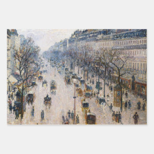 Pissarro - Boulevard Montmartre, Winterochtend Inpakpapier Vel