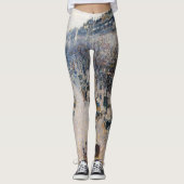 Pissarro - Boulevard Montmartre, Winterochtend Leggings (Voorkant)