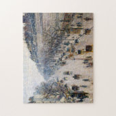 Pissarro - Boulevard Montmartre, Winterochtend Legpuzzel (Verticaal)