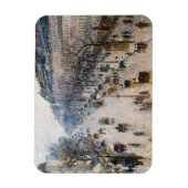 Pissarro - Boulevard Montmartre, Winterochtend Magneet (Verticaal)