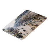 Pissarro - Boulevard Montmartre, Winterochtend Magneet (Linkerzijde)