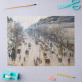 Pissarro - Boulevard Montmartre, Winterochtend Tissuepapier (Craft)