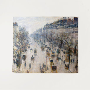 Pissarro - Boulevard Montmartre, Winterochtend Wandkleed