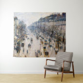 Pissarro - Boulevard Montmartre, Winterochtend Wandkleed (In Situ (horizontaal))