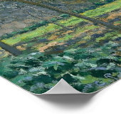 Pissarro - Cabbage Field Pontoise 1873 Poster (Hoek)