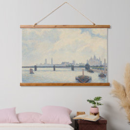 Pissarro Charing Cross Bridge London Old Art Wall Hangend Wandkleed