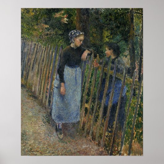 Pissarro - Conversatie Poster (Voorkant)