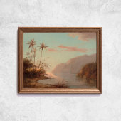 Pissarro Creek in sint-Thomas beroemde kunst Poster