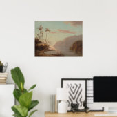 Pissarro Creek in sint-Thomas beroemde kunst Poster (Thuiskantoor)