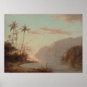 Pissarro Creek in sint-Thomas beroemde kunst Poster (Voorkant)