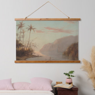 Pissarro Creek in St Thomas Famous Art Wood Wall Hangend Wandkleed