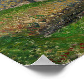 pissarro - de banken van de viool bij Osny Poster (Hoek)