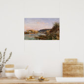 Pissarro - De Seine bij Bougival Poster (Keuken)