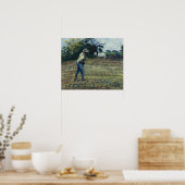 Pissarro - de Sower en de Plowman Poster (Keuken)
