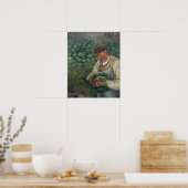 Pissarro - De Tuinman Oude Boer Met Kool Poster (Keuken)