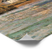 Pissarro - de zegen op Bougival Poster (Hoek)