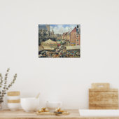 Pissarro - Fair in Dieppe Sunny Morning 1901 Poster (Keuken)
