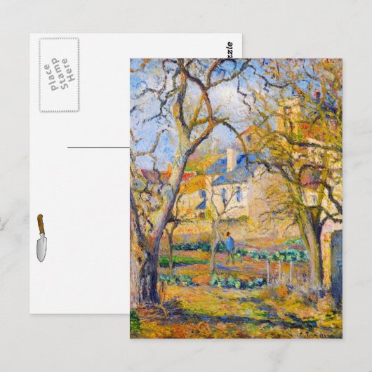 Pissarro Garden Briefkaart (Voorkant / Achterkant)