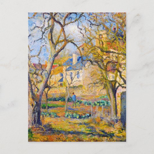 Pissarro Garden Briefkaart (Voorkant)