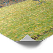 Pissarro Hampton Court Famous Old Art Poster (Hoek)