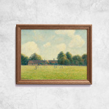 Pissarro Hampton Court Famous Old Art