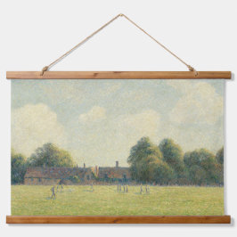 Pissarro Hampton Court Famous Old Art Wood Wall Hangend Wandkleed
