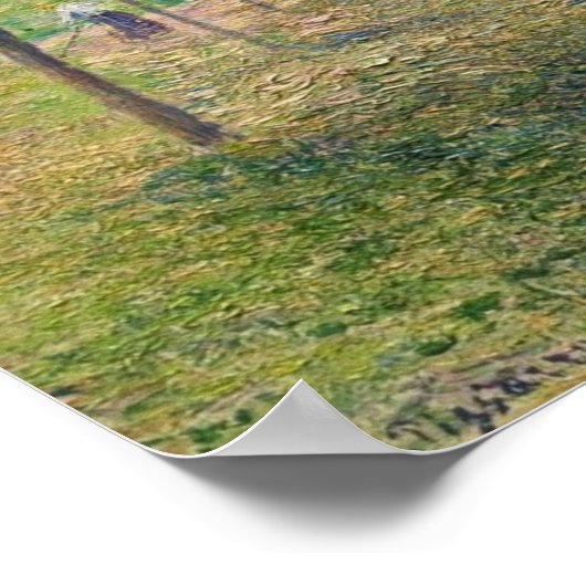 Pissarro - Haying Time 1902 Poster (Hoek)