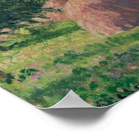 Pissarro - Haystacks Morning Eragny 1899 Poster (Hoek)