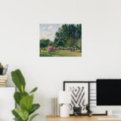 Pissarro - Haystacks Morning Eragny 1899 Poster (Thuiskantoor)