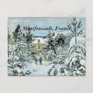 Pissarro - Het huis van Piette in Montfoucault Briefkaart