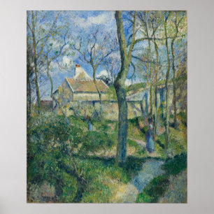 Pissarro - het pad naar Les Pouilleux Pontoise Poster