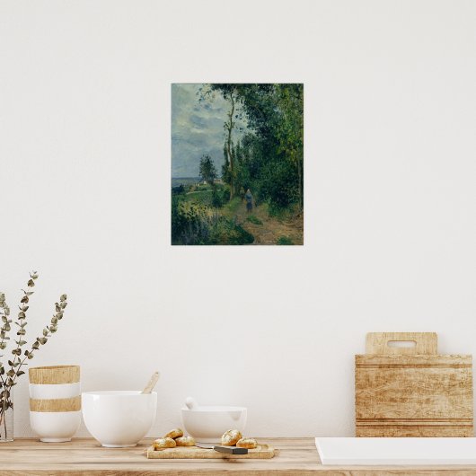 Pissarro - Hill of Grouettes Near Pontoise 1878 Poster (Keuken)