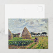 PISSARRO - HOOISTOFELS EN KOOLPLAK, BRIEFKAART (Voorkant / Achterkant)