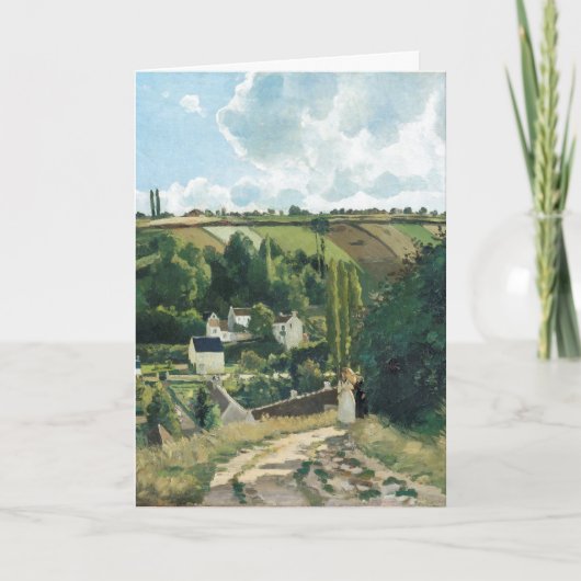 Pissarro - Jalais Hill, Pontoise, Kaart (Voorkant)