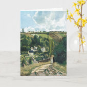 Pissarro - Jalais Hill, Pontoise, Kaart (Gele Bloem)