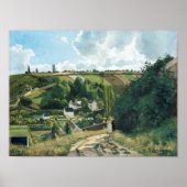 Pissarro - Jalais Hill, Pontoise, Poster (Voorkant)