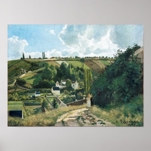 Pissarro - Jalais Hill, Pontoise, Poster (Voorkant)