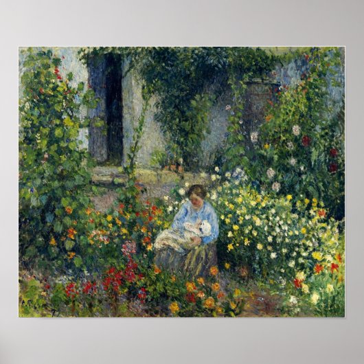 Pissarro - Julie en Ludovic-Rodolphe 1879 Poster (Voorkant)