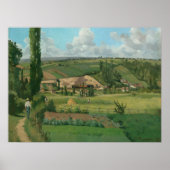 Pissarro Landscape Les Patis Famous Art Poster (Voorkant)
