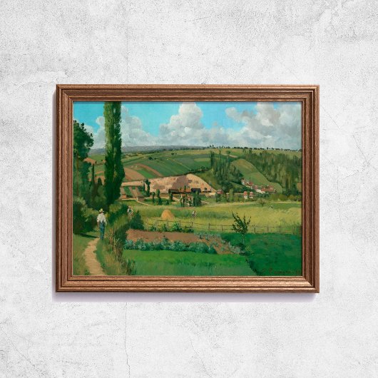 Pissarro Landscape Les Patis Famous Art Poster
