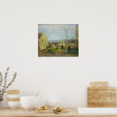 Pissarro - Louveciennes met Mont Valerien in de ru Poster (Keuken)