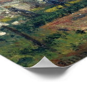 Pissarro - Maubuisson Garden Pontoise Pear Trees Poster (Hoek)