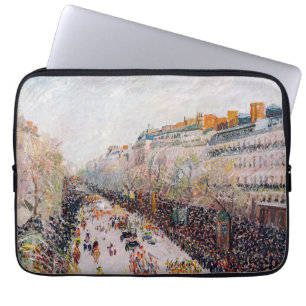 Pissarro - Montmartre, Carnaval op de Boulevard Laptop Sleeve