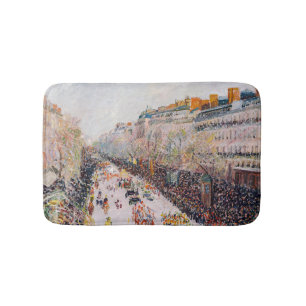 Pissarro - Montmartre, Mardi Gras op de Boulevard Badmat