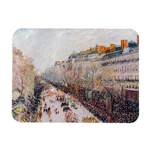 Pissarro - Montmartre, Mardi Gras op de Boulevard Magneet (Horizontaal)