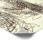 Pissarro - moord op een in de steek gelaten vrouw poster (Hoek)